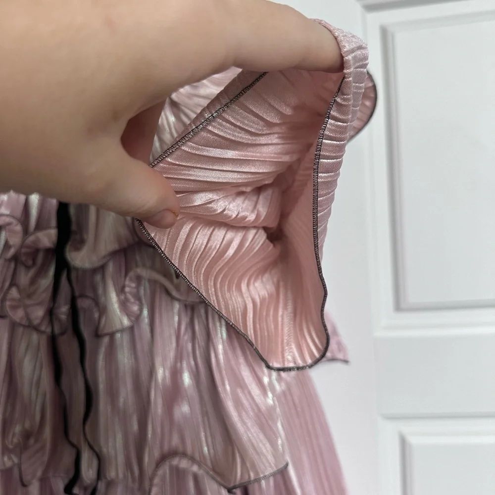 Junona Pink Layered Formal Dress